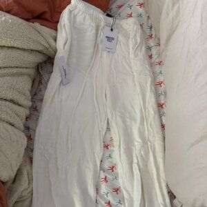 Princess Polly Parklea Linen Blend Pants White Size 6